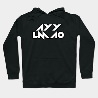 AYY LMAO Meme Stylish - White Text Hoodie